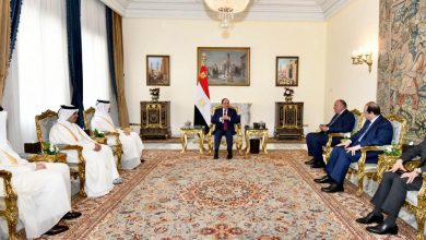 صورة الرئيس السيسي يلتقي وزيري الخارجية والمالية القطريين لبحث تعزيز العلاقات الثنائية
