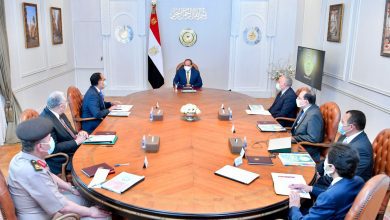 صورة الرئيس السيسي يرأس اجتماعا لمتابعة مشروعات شركة تنمية الريف المصري الخاصة باستصلاح الأراضي