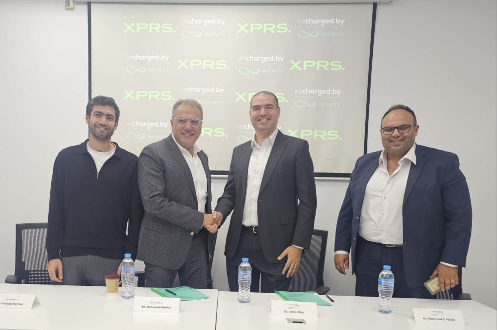 تحالف بين Recharged By Infinity وسلسلة متاجر XPRS لإتاحة حلول شحن السيارات الكهربائية بالتقسيط بدون فوائد في السوق المصري
